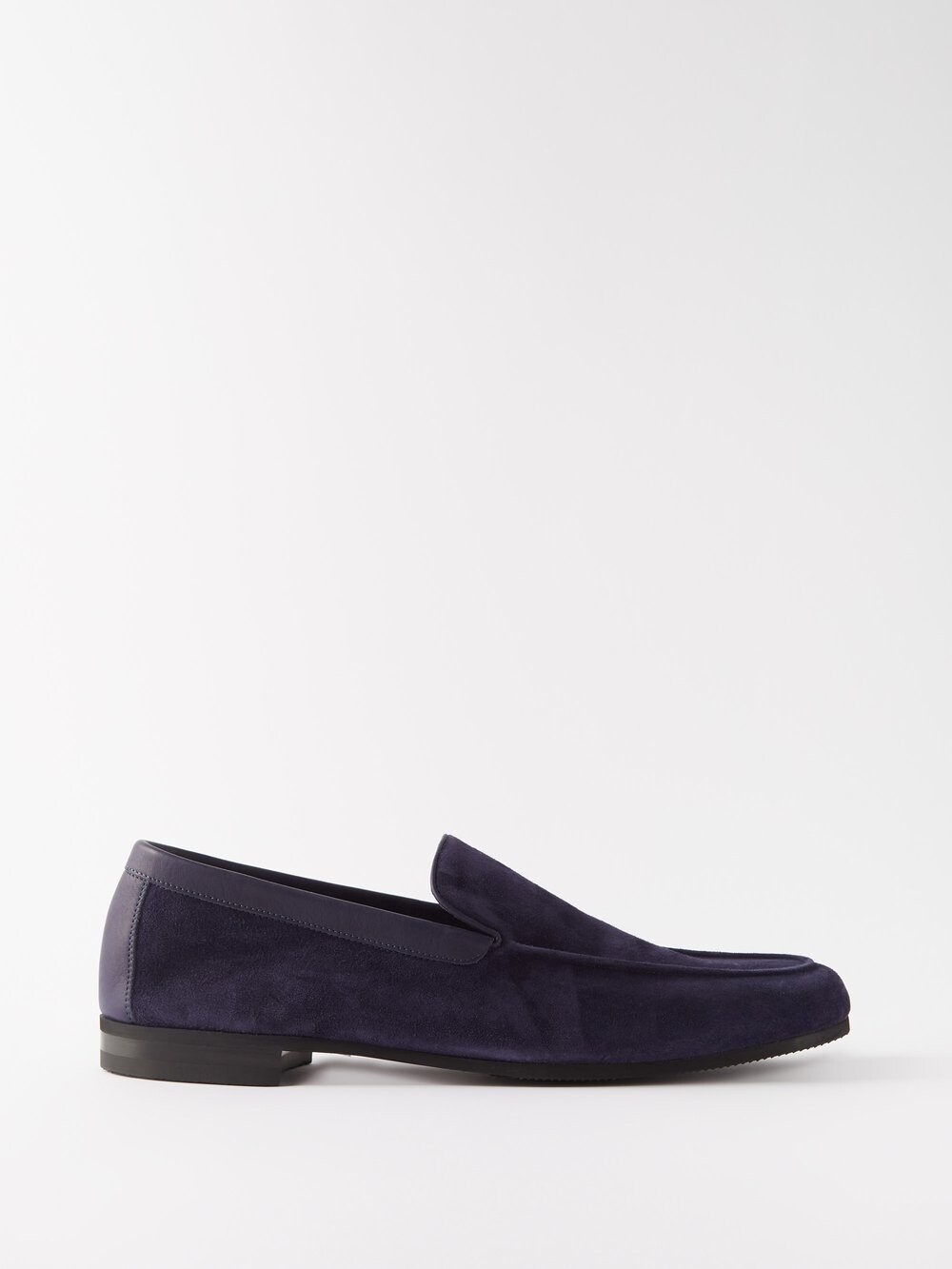 

Замшевые лоферы tyne с кожаной отделкой John Lobb, синий