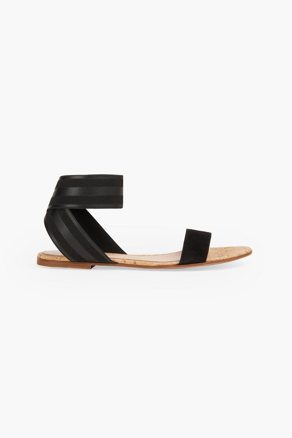 

Замшевые босоножки GIANVITO ROSSI, черный