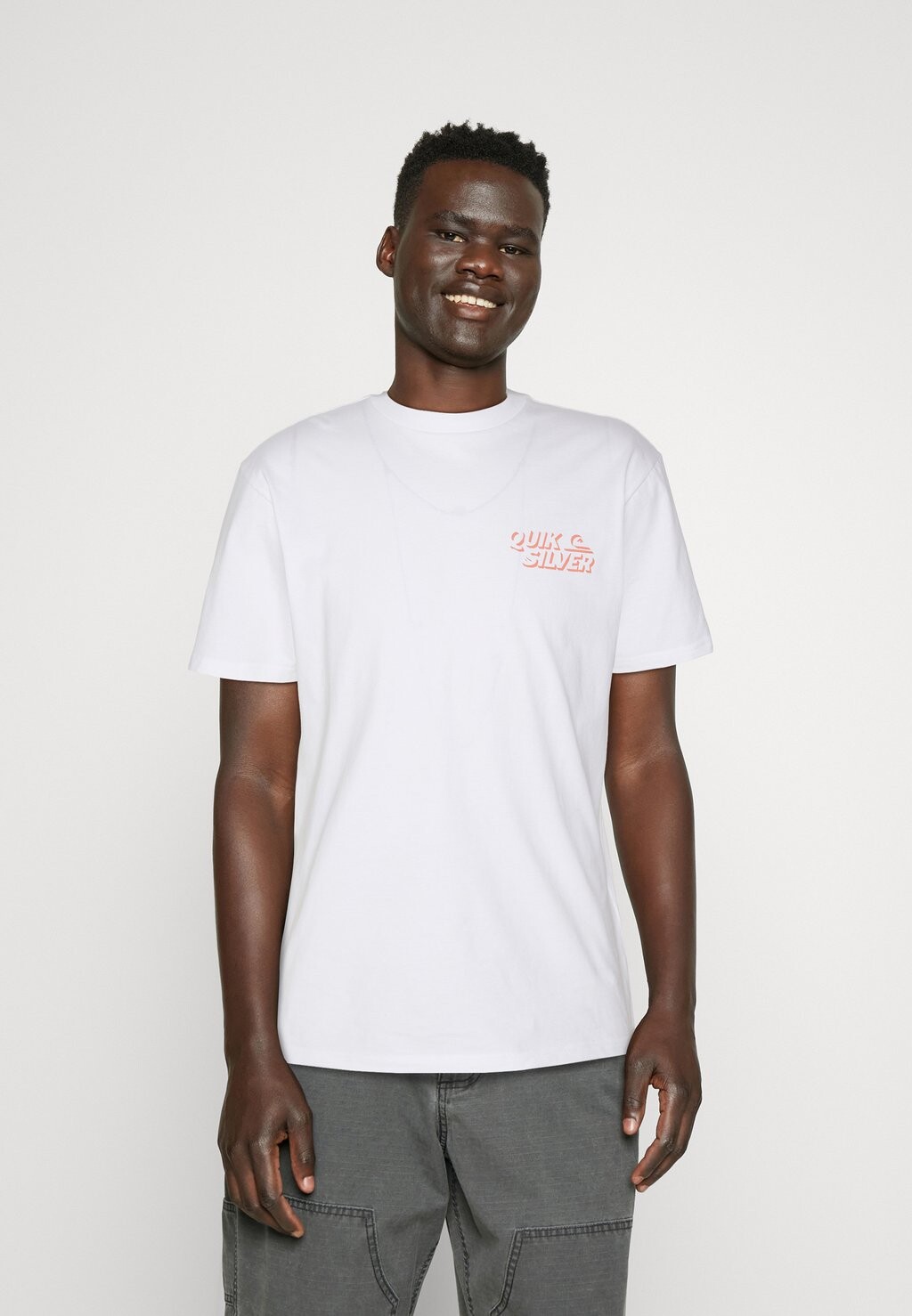 

Футболка с принтом Shadow Knock Unisex Quiksilver, белый