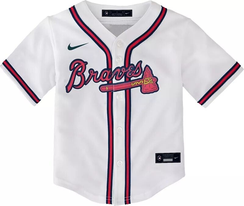 

Белое классное джерси домашней команды Nike Toddler Atlanta Braves