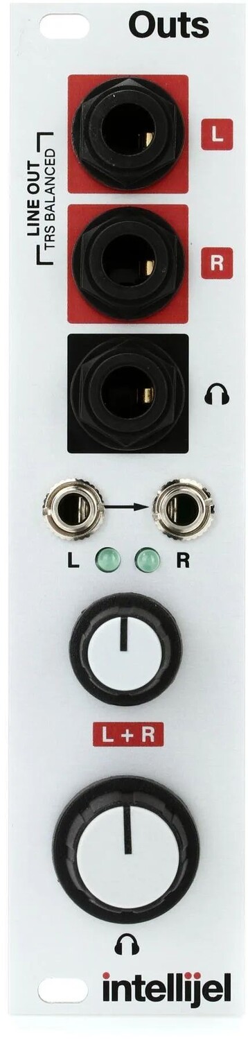 

Intellijel Outs Eurorack Стерео линейный модуль и выход для наушников