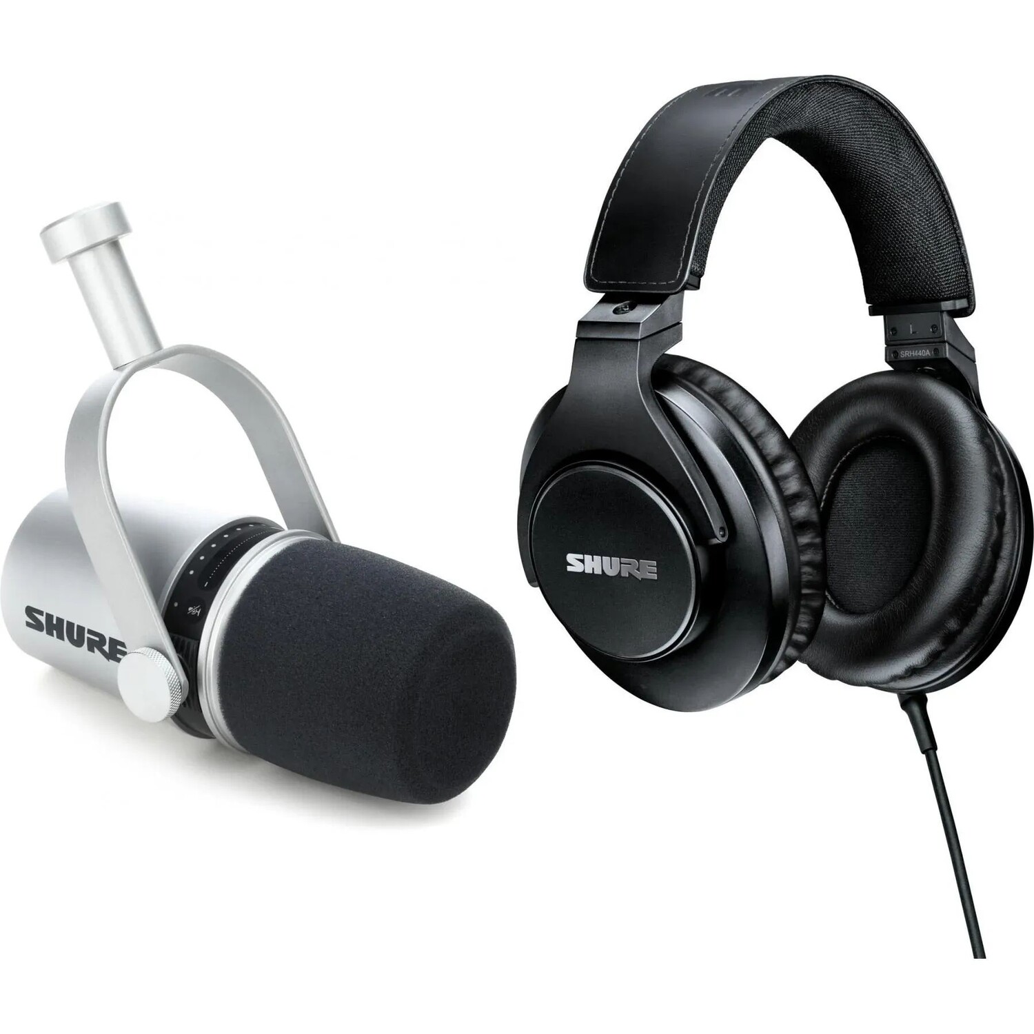 

Комплект подкастов с USB-микрофоном Shure MV7S
