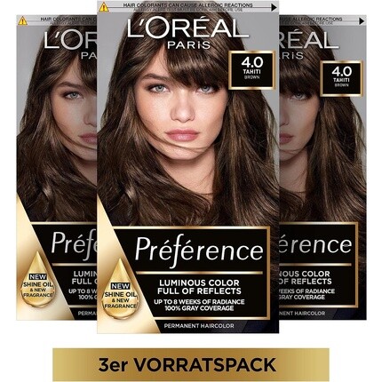 

Париж PreFeRence 4 Натуральный Коричневый 183G, L'Oreal