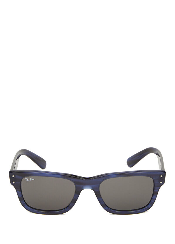 

Синие мужские солнцезащитные очки с узором Ray-Ban