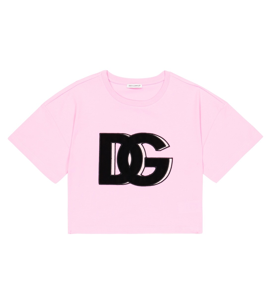 

Футболка с логотипом DG Dolce&Gabbana, розовый