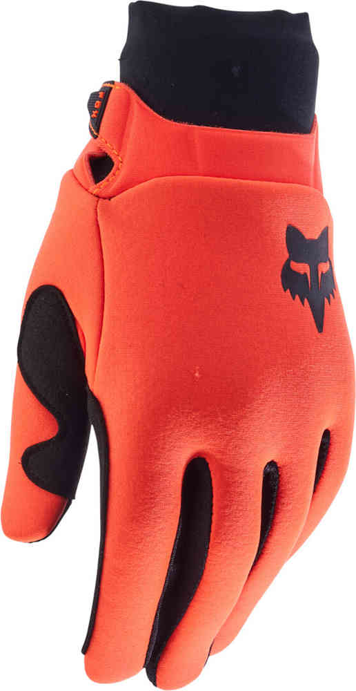 цена Перчатки для мотокросса Defend Thermo Youth FOX, оранжевый/черный