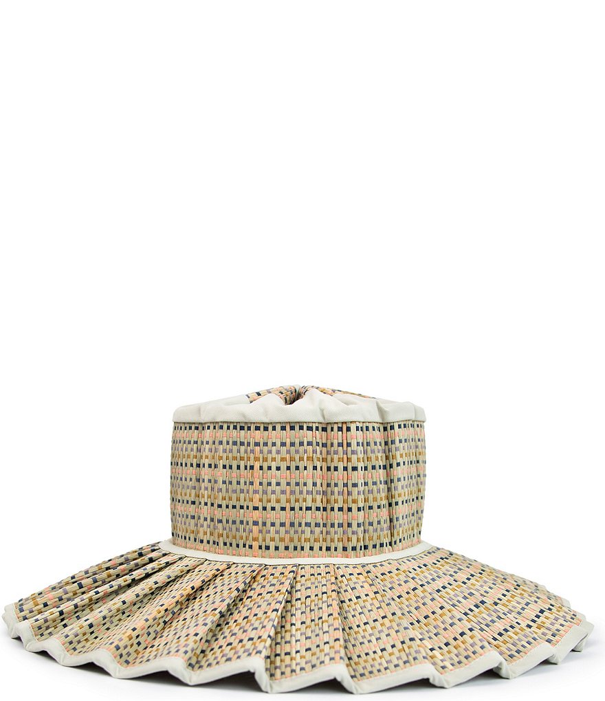 цена Lorna Murray Sandbar Капри макси с плиссированной шляпой от солнца, бежевый