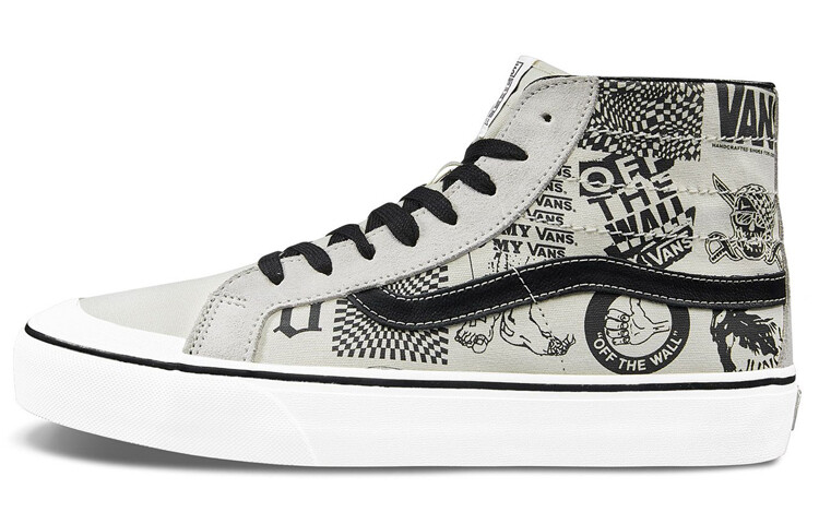 

Кроссовки унисекс для скейтбординга Vans SK8 HI 138 Decon Sf белый/черный