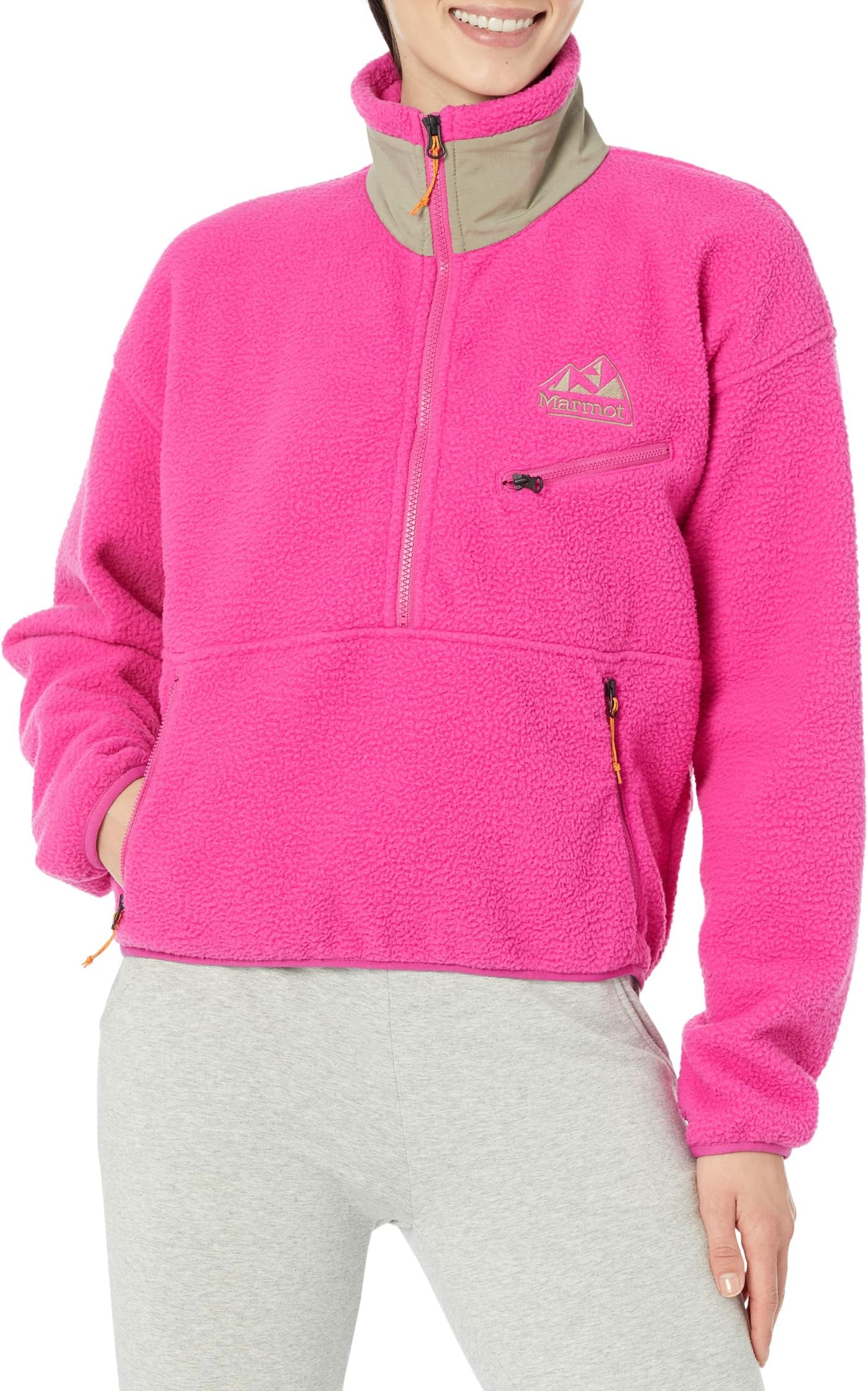 

Куртка '94 E.C.O. Recycled Fleece Marmot, цвет Fuchsia Red/Vetiver