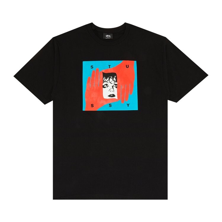 

Футболка Stussy Hand Frame 'Black', черный