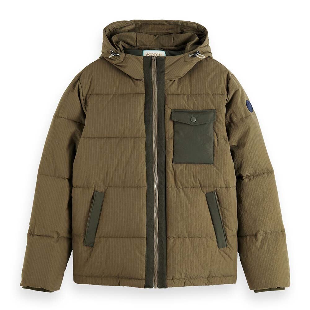 

Пуховик Scotch & Soda 174383, коричневый