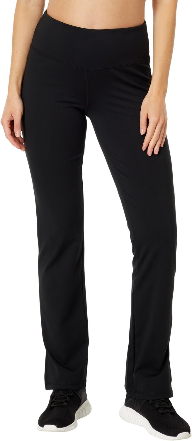 

Брюки High-Waist Rib Flare with Wicking Jockey Active, цвет Deep Black