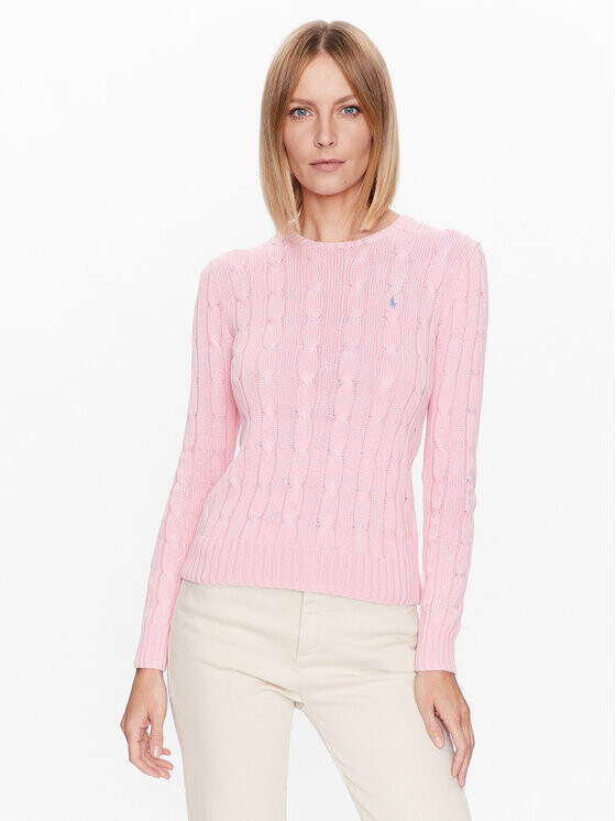 

Облегающий свитер Polo Ralph Lauren, розовый