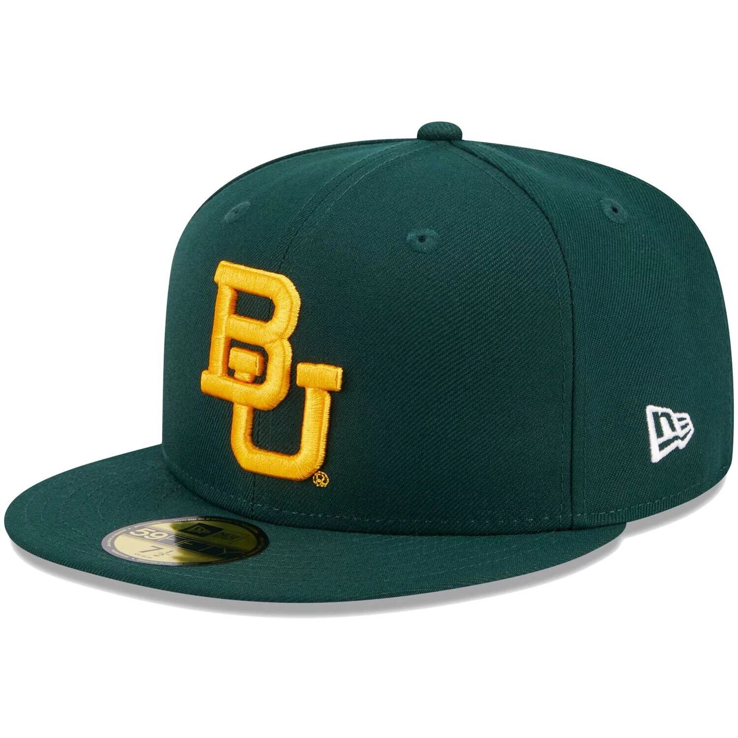 

Мужская приталенная шляпа New Era Green Baylor Bears Evergreen 59FIFTY