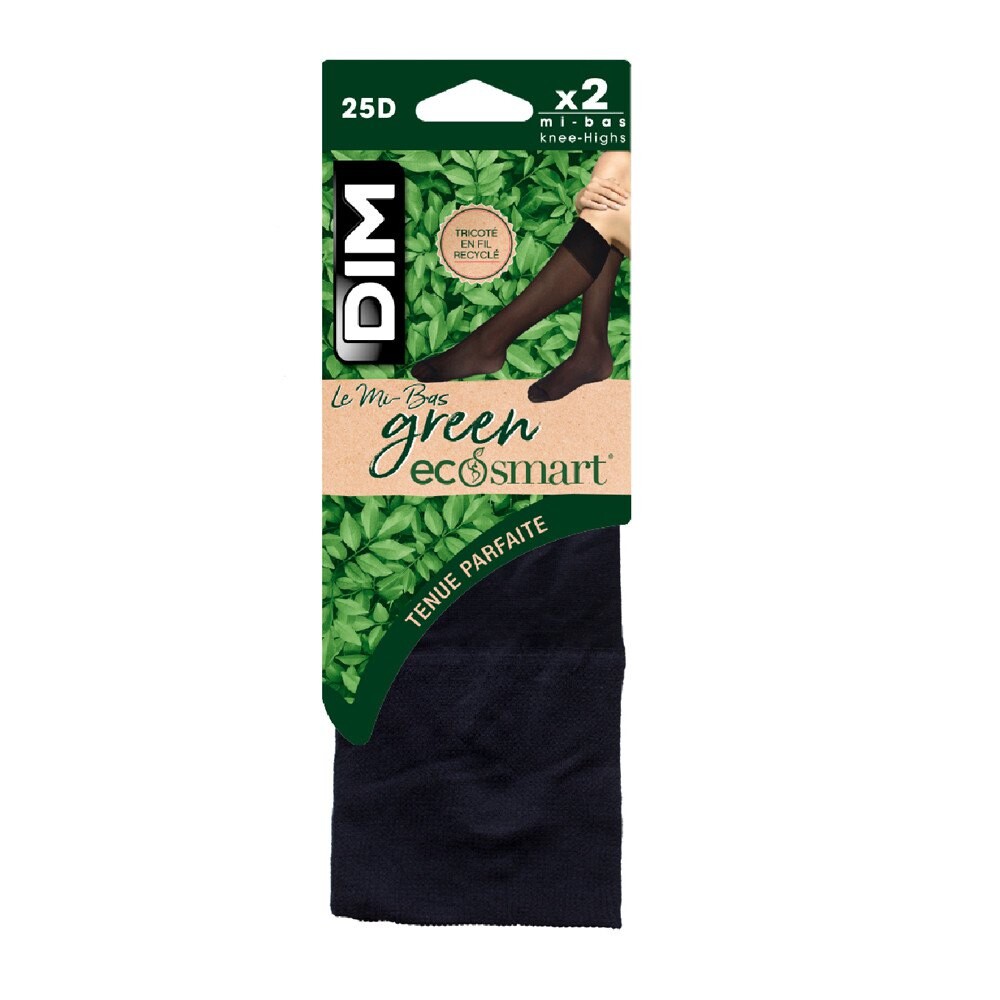 

Носки Dim Paris Mi-Bas Green Ecosmart 25D 2 Units, черный