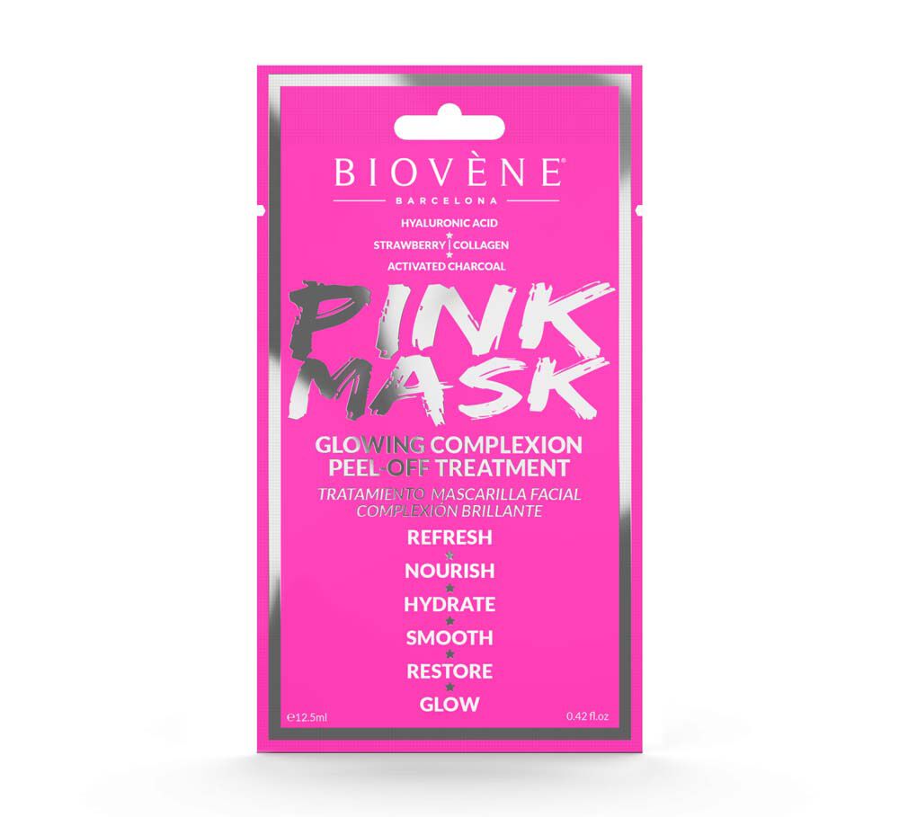 цена Осветляющая маска-пленка для лица Biovene Pink, 12,5 мл
