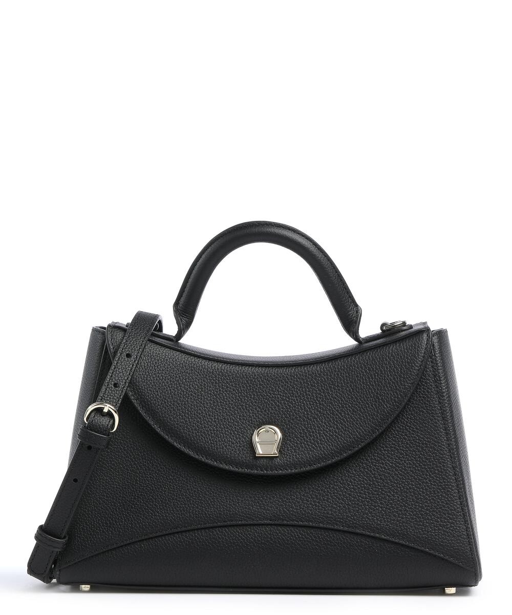 

Сумочка Alona из зернистой яловой кожи. Aigner, черный