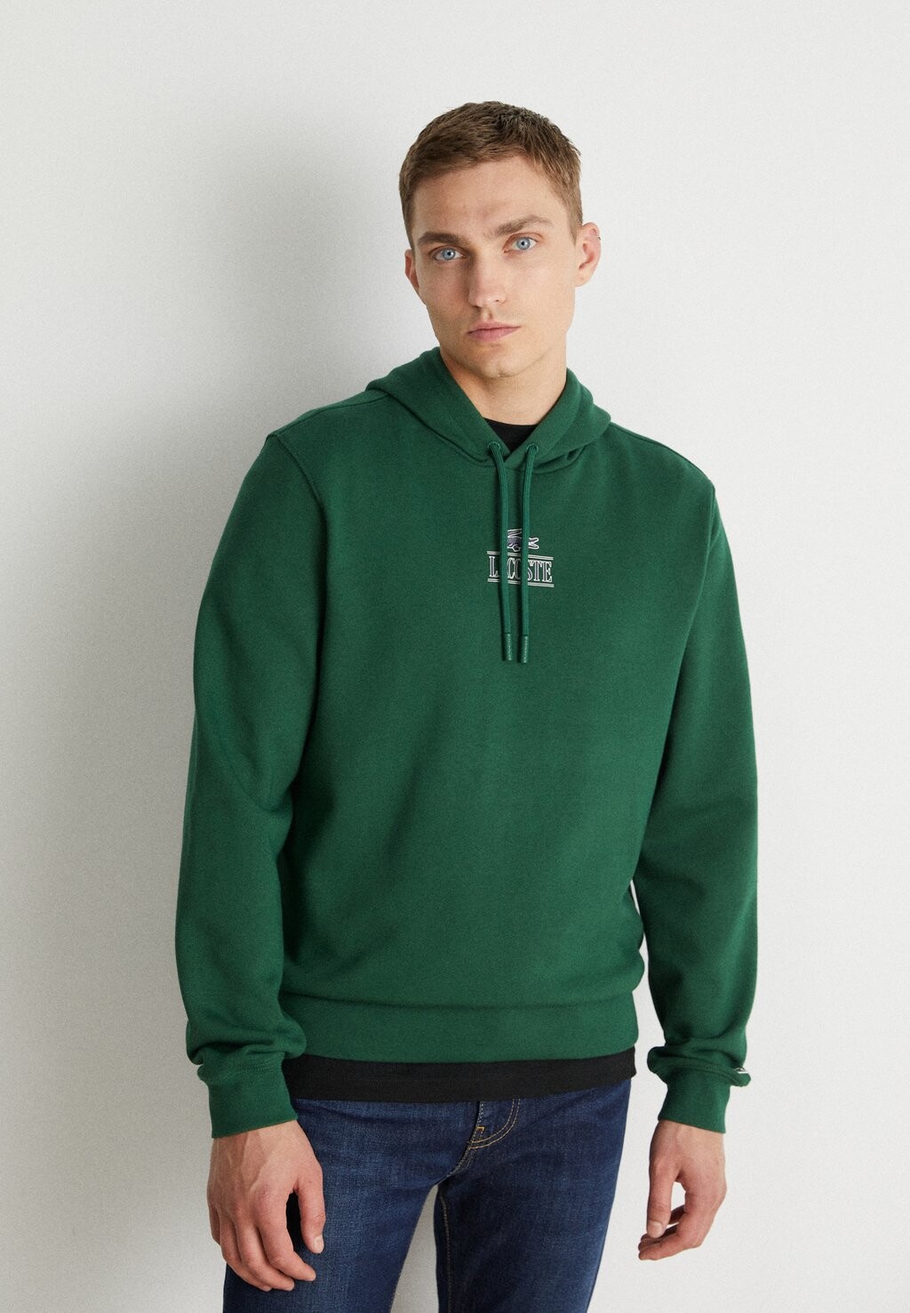 

Толстовка с капюшоном Lacoste, зеленый
