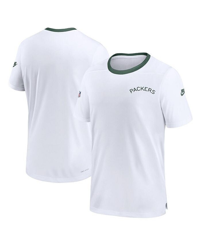 

Мужская белая футболка Green Bay Packers Sideline Coaches Alternate Performance Nike, белый