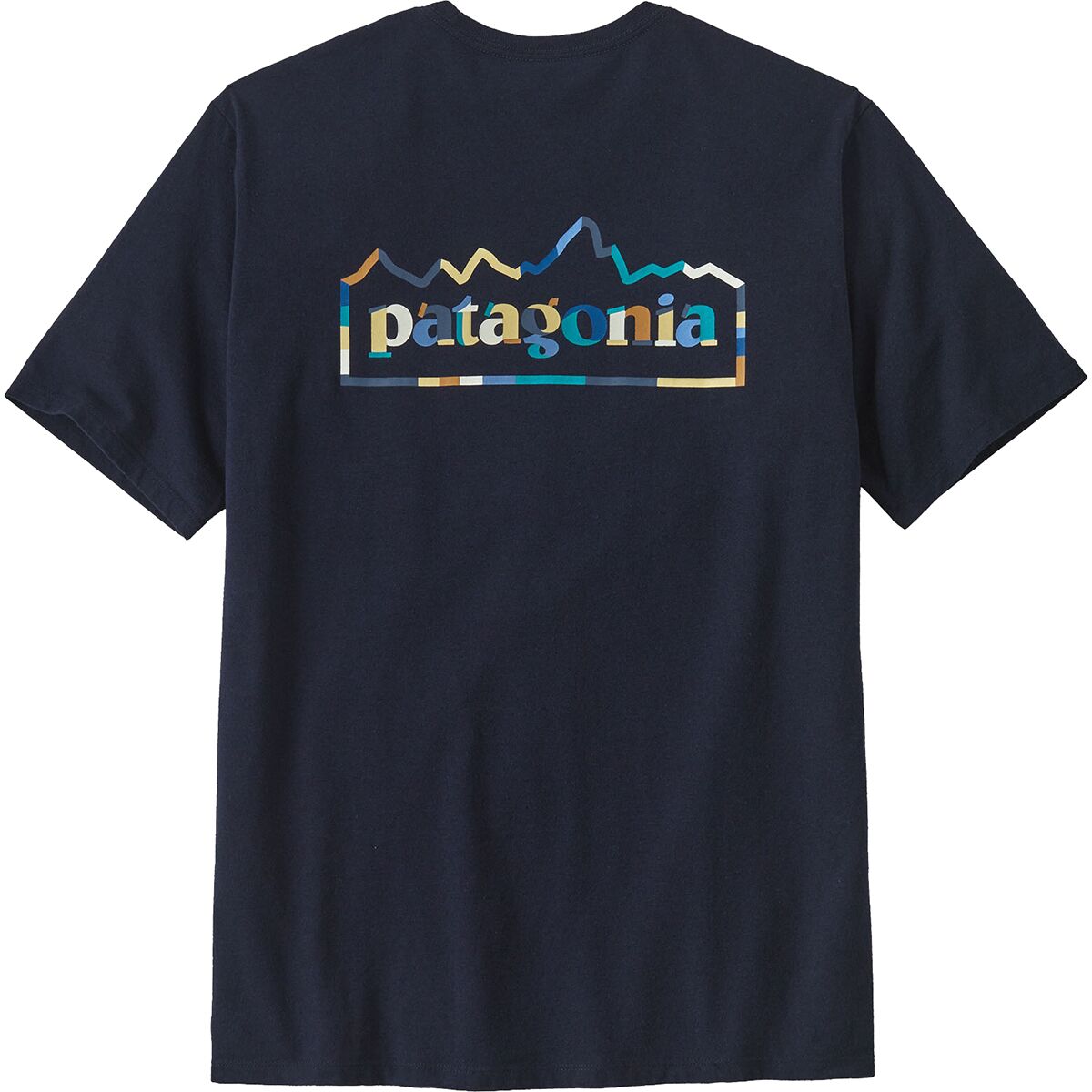 Футболка unity fitz responsibili Patagonia, синий футболка patagonia patagonia long sleeved fitz roy horizons responsibili tee