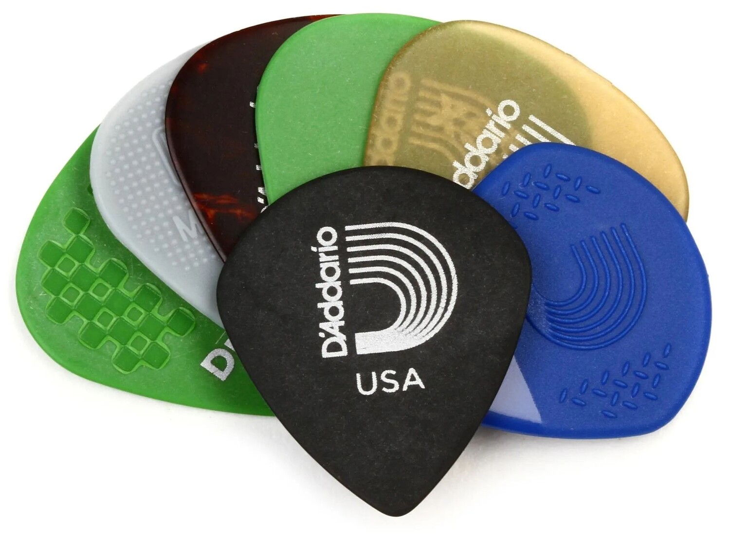 

Медиаторы D'Addario в ассортименте, средние (7 шт.)
