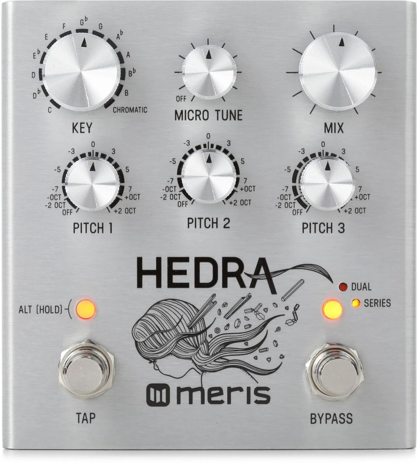 

Meris Hedra 3-голосная ритмичная педаль переключения высоты тона