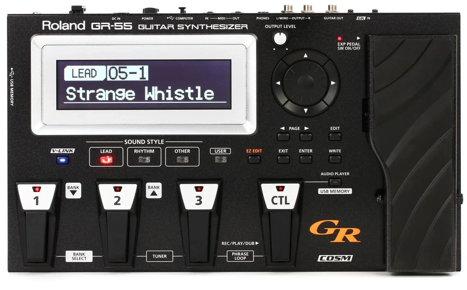 

Гитарный синтезатор Roland GR-55 со звукоснимателем GK-3