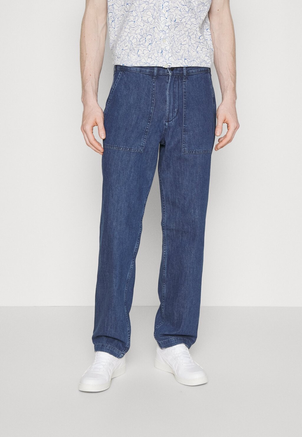 

Мешковатые джинсы RELAXED FATIGUE PANT GAP, темный цвет