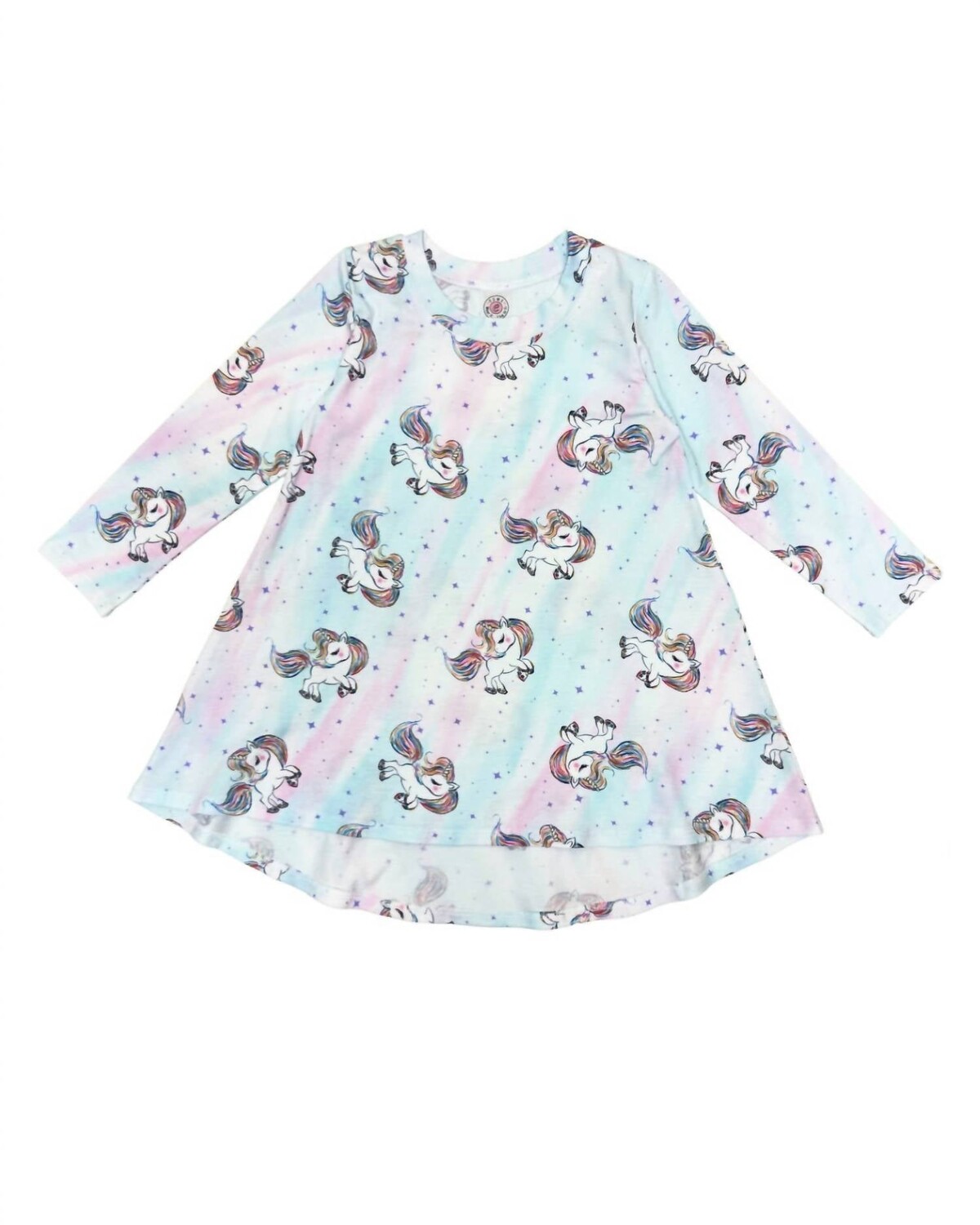 

Голубое платье для отдыха с единорогом для девочки Sassy Unicorn ESME