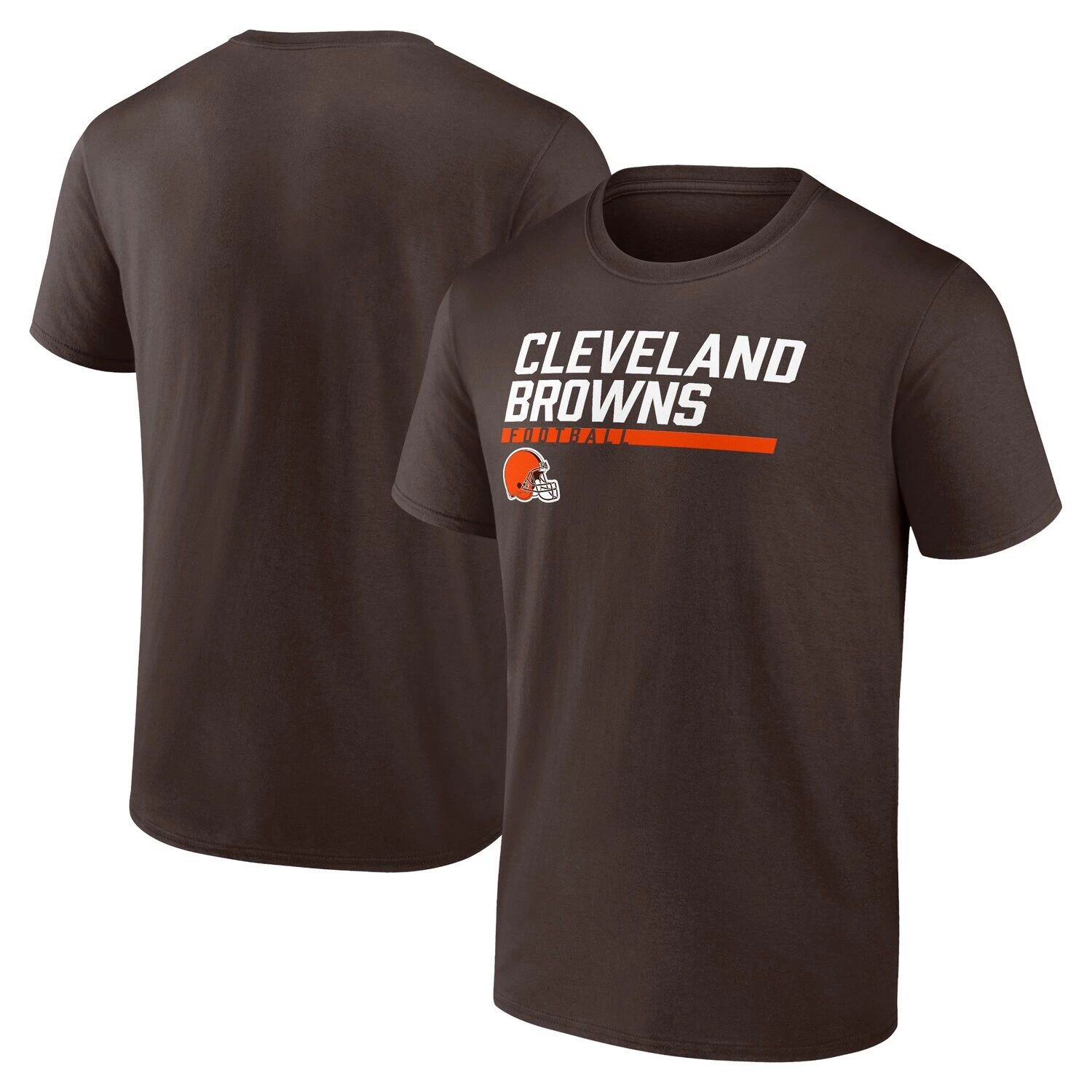 

Мужская коричневая футболка с логотипом Fanatics Cleveland Browns, Коричневый