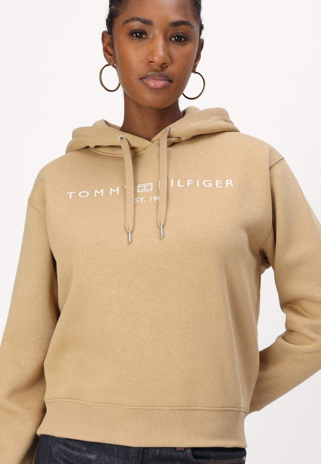 

Свитер LOGO HOODIE Tommy Hilfiger, бежевый