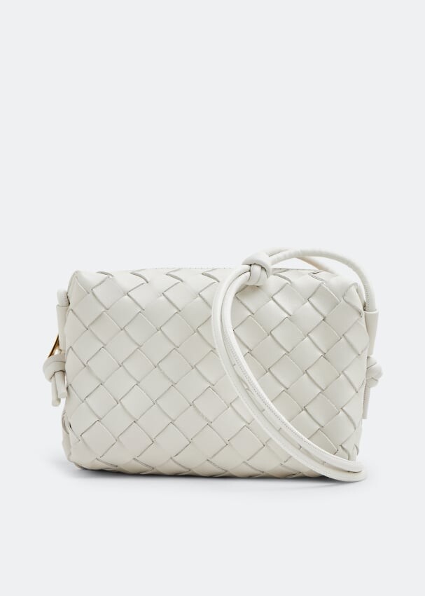 

Сумка Bottega Veneta Mini Loop Camera, белый