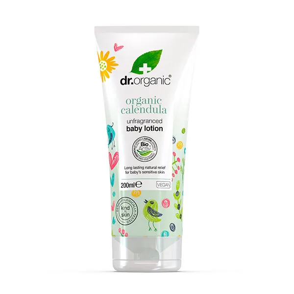 

Увлажняющий детский лосьон Organic Calendula Baby Lotion Dr. Organic, 200 ml