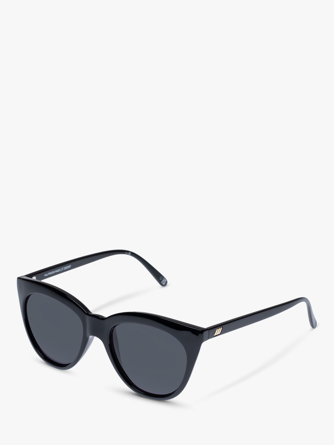 

Le Specs L5000168 Женские солнцезащитные очки кошачий глаз Half Moon Magic, черные