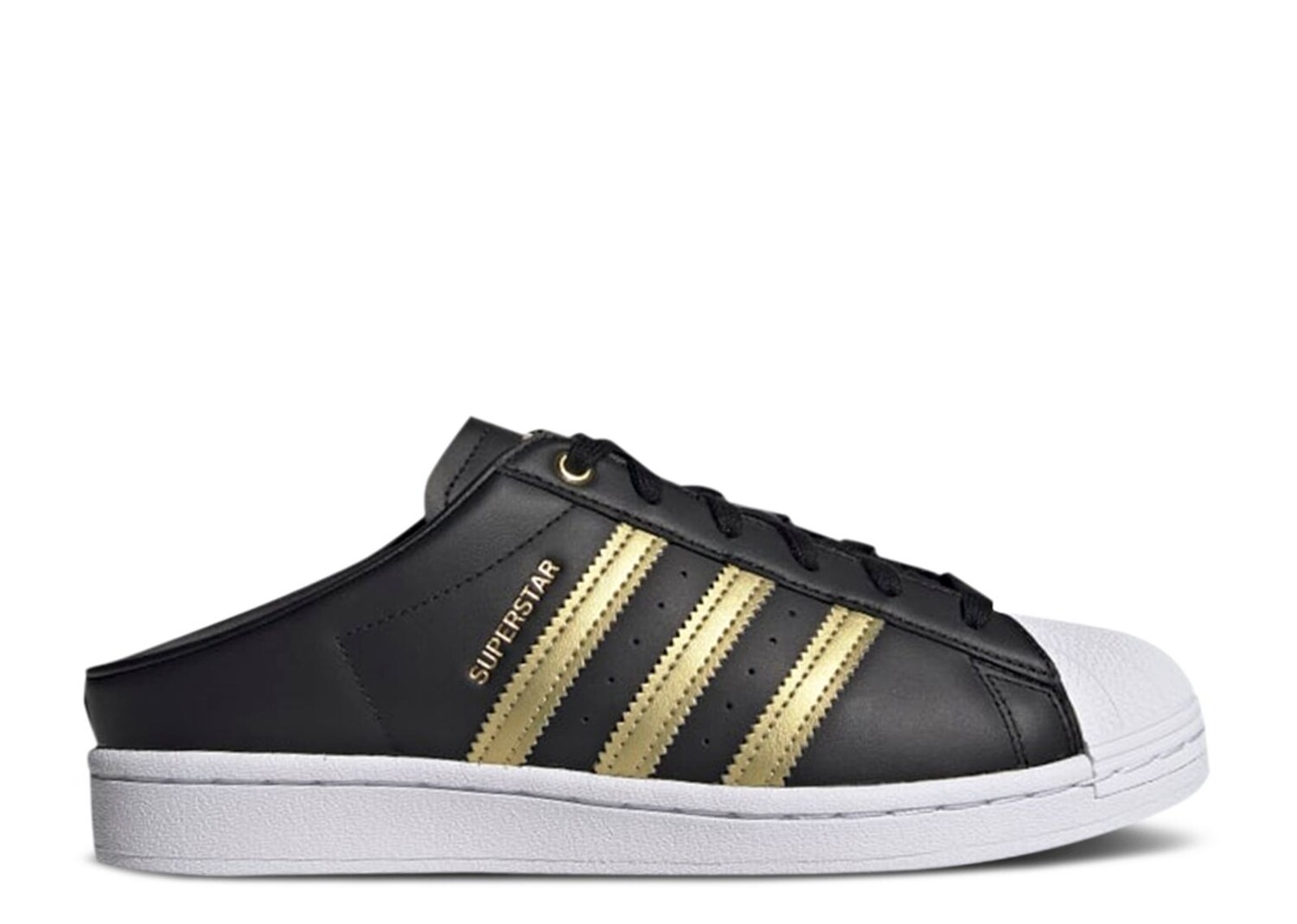 

Кроссовки adidas Wmns Superstar Mule 'Black Gold Metallic', черный