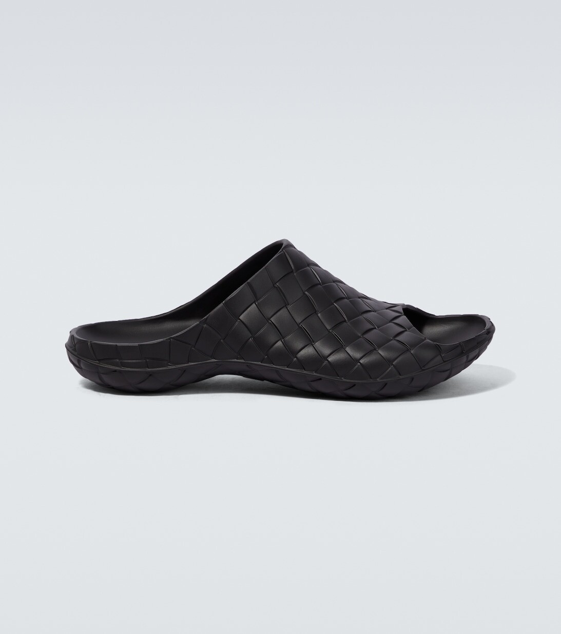 

Резиновые шлепанцы Intreccio Bottega Veneta, черный