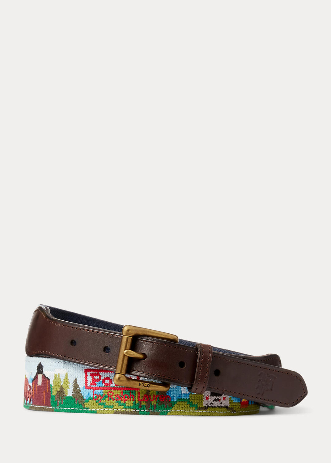

Ремень Polo Bear Western с вышивкой