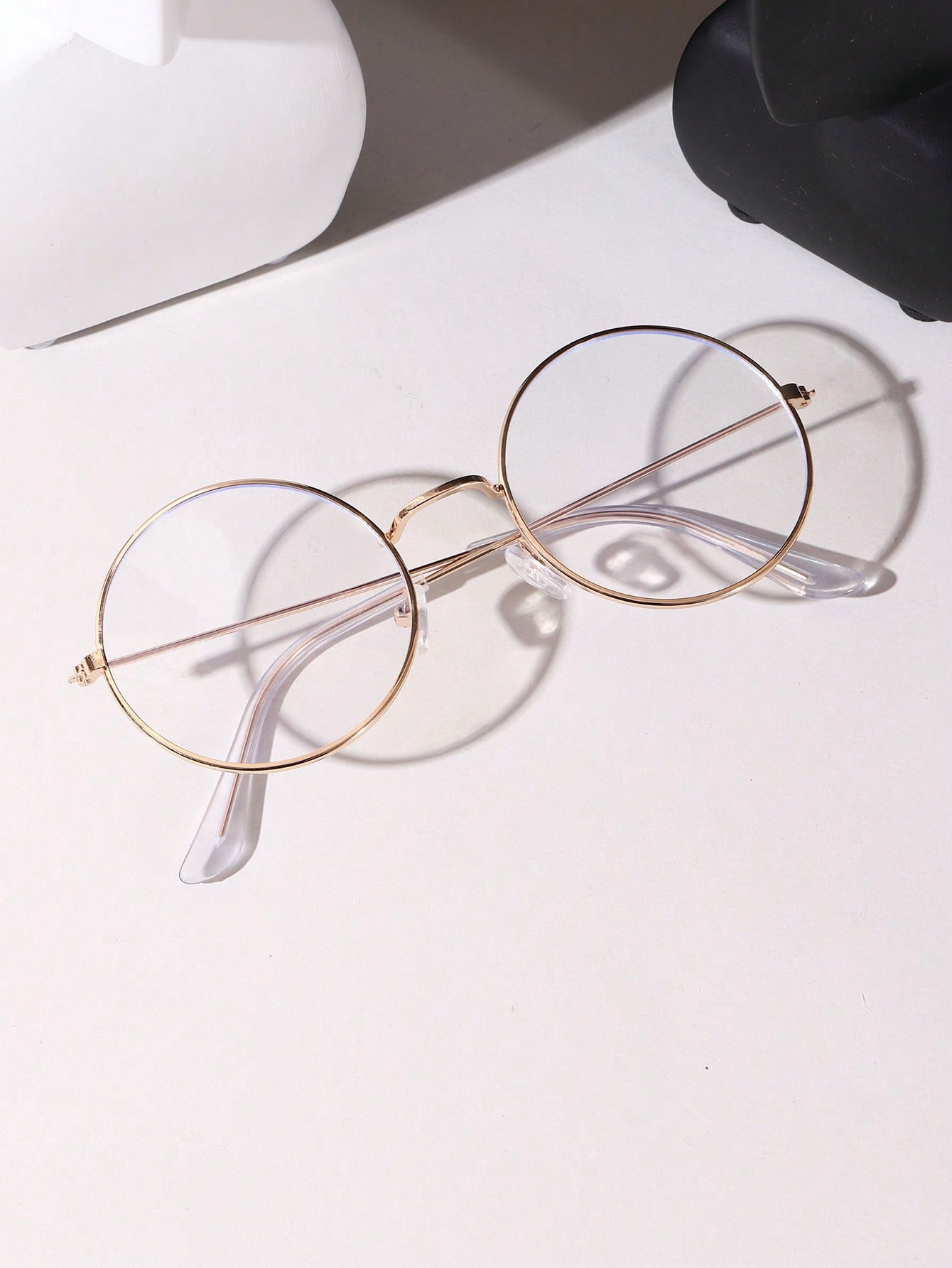 1 шт. винтажные круглые очки Гарри Поттера унисекс с прозрачными линзами