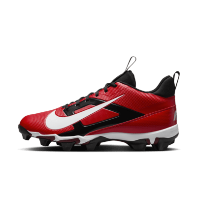 

Бутсы Nike Alpha Menace 4 Shark Football Cleats, цвет University Red/Metallic Silver/Team Red/White