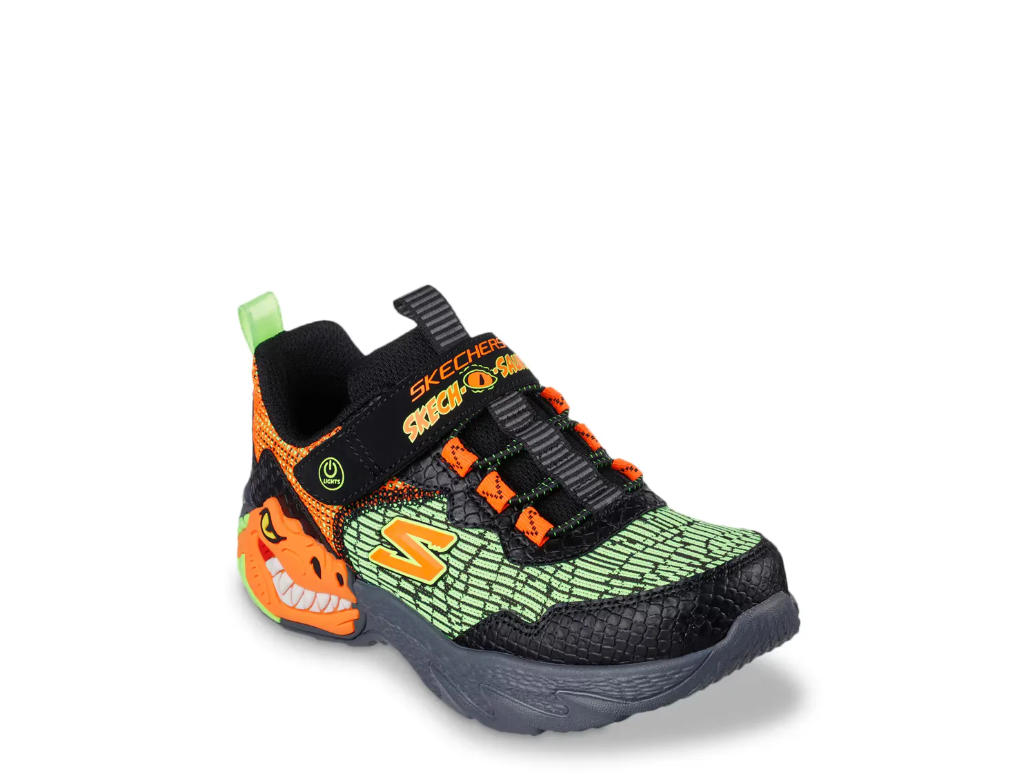 

Кроссовки Skech-O-Saurus Dino-Lights Sneaker Skechers, черный/оранжевый