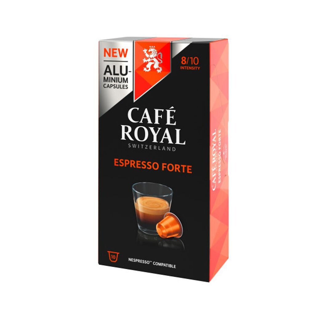 

Café Royal Espresso Forte 10 капсул алюминий 1 упаковка