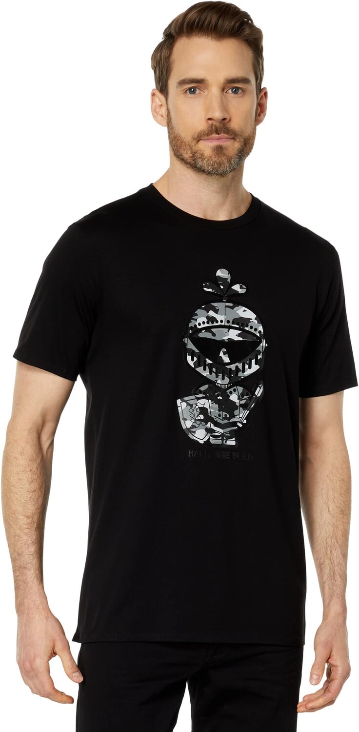 

Футболка Karl Camo Armor Karl Lagerfeld Paris, черный