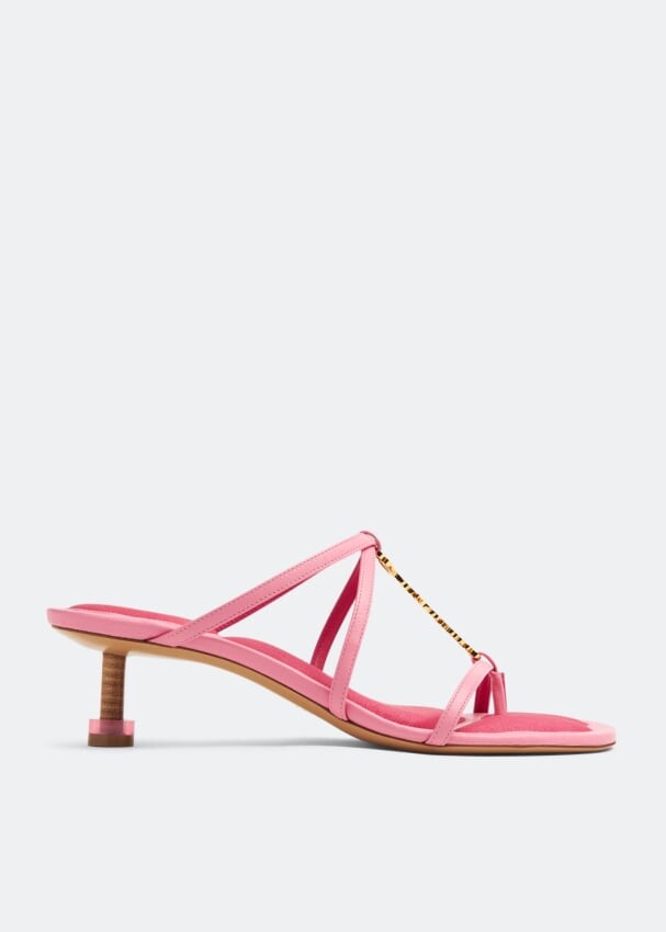 

Сандалии Jacquemus Les Sandales Basses Pralu, розовый
