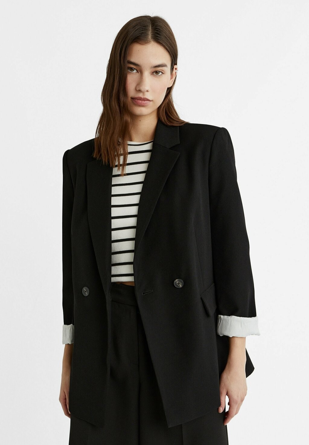 

Куртка Stradivarius, черный