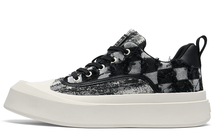 

Кеды Cabbeen Skateboard Shoes Men Low-Top, черный