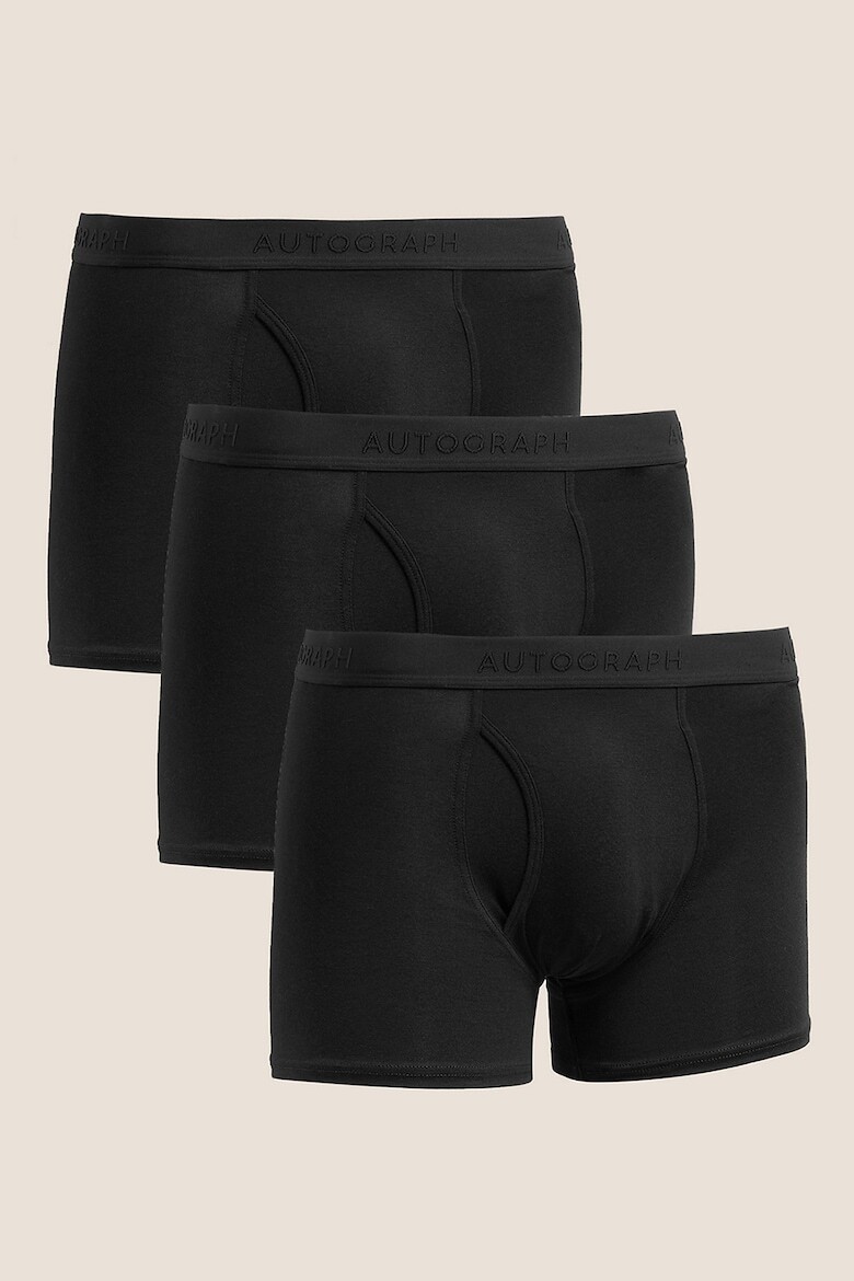 

Боксеры с модалом - 3 пары Marks & Spencer, черный