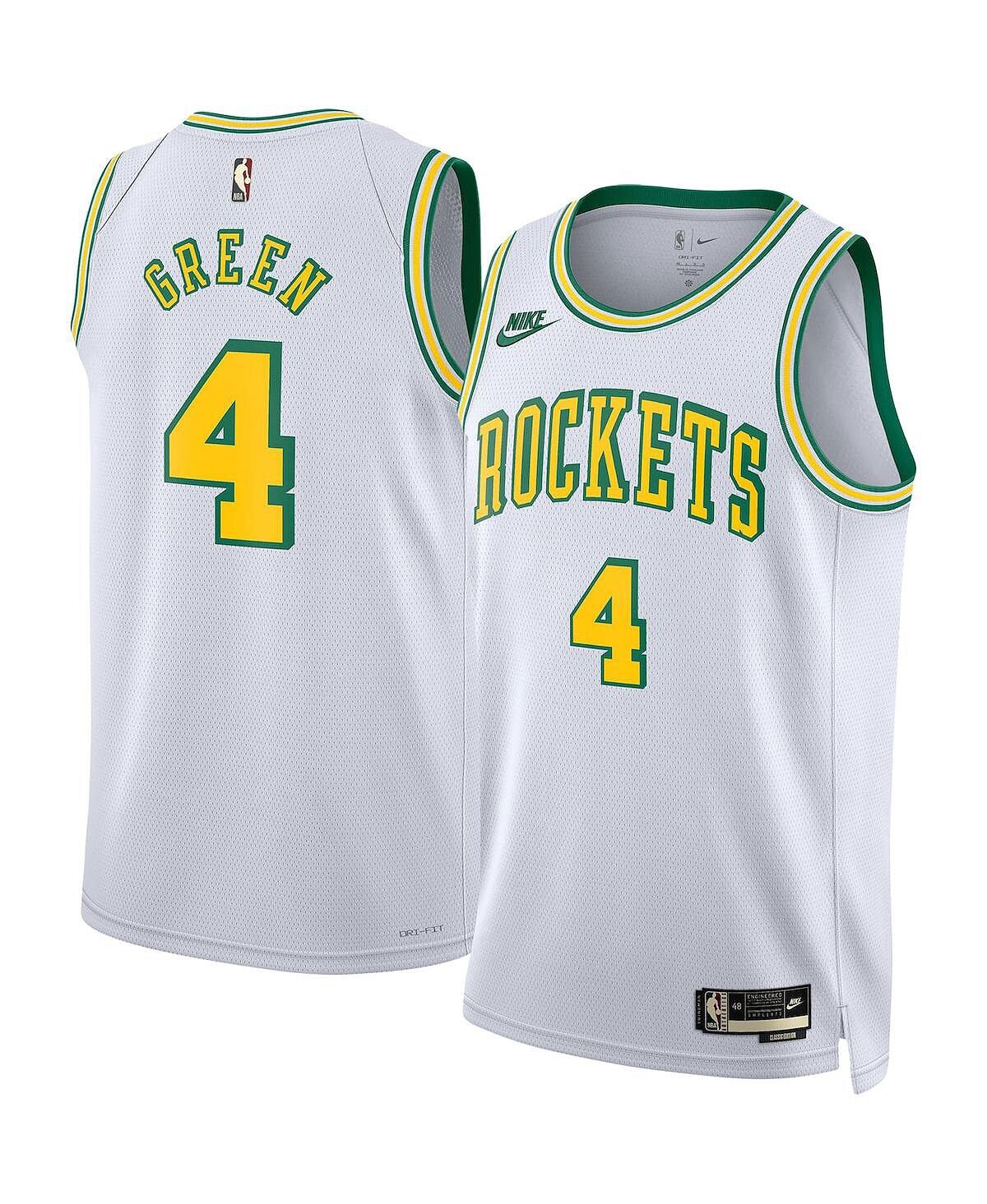 

Мужская футболка Swingman Jalen Green White Houston Rockets 2022/23 — классическое издание Nike
