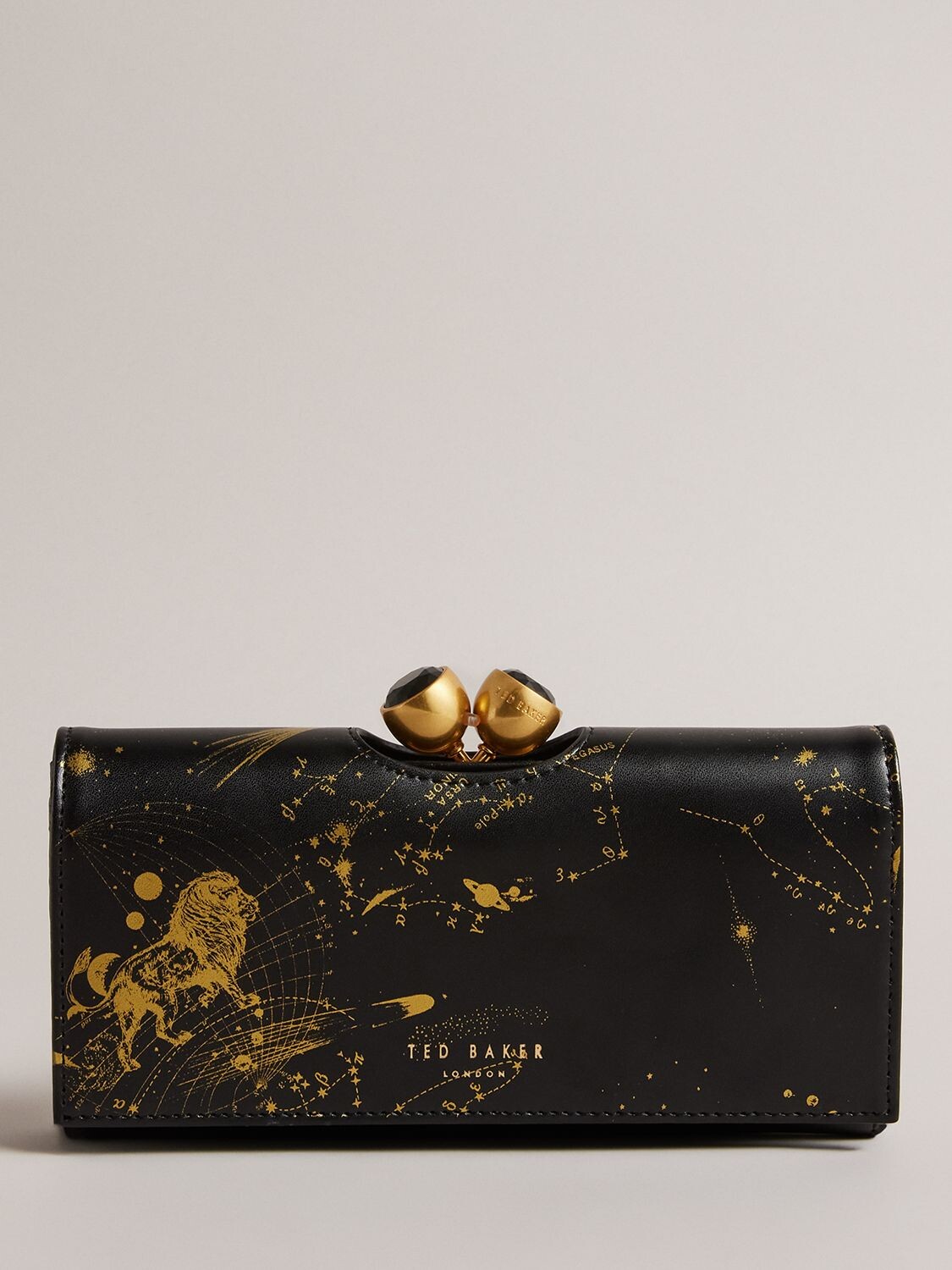 

Кожаный кошелек Connise Constellation Ted Baker, черное золото