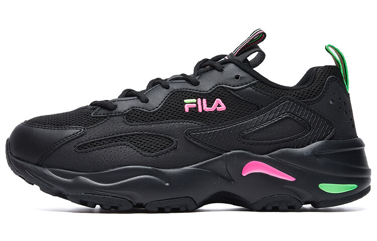

Кроссовки Tracer Chunky женские низкие черные розовые зеленые Fila