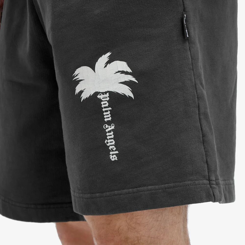 Palm Angels Спортивные шорты с логотипом, серый спортивные шорты palm angels с вышивкой черный